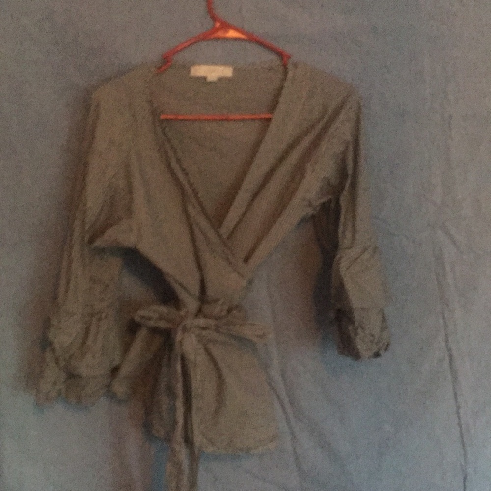 Wrap blouse